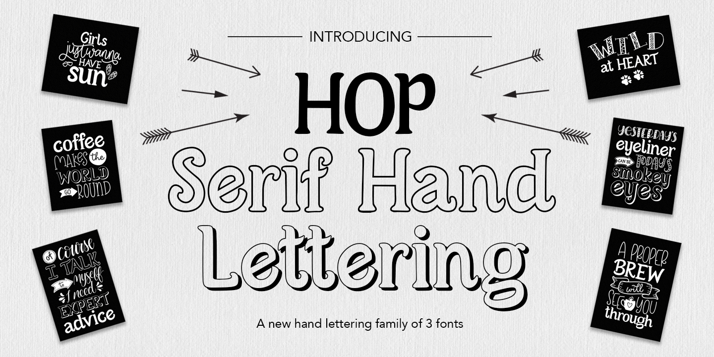 Czcionka Hop Serif Hand Lettering